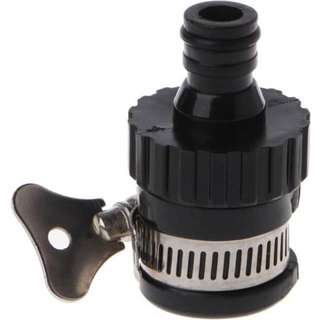 Tap Connector Adapter Kitchen Tap for Garden Water/Hose Pipe Fit - Black