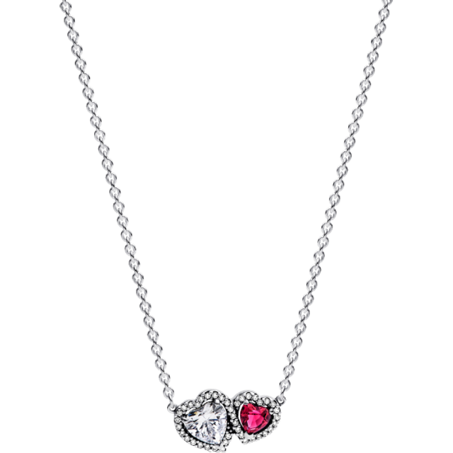 Pandora  Necklaces Sparkling Heart Necklace 393632C01