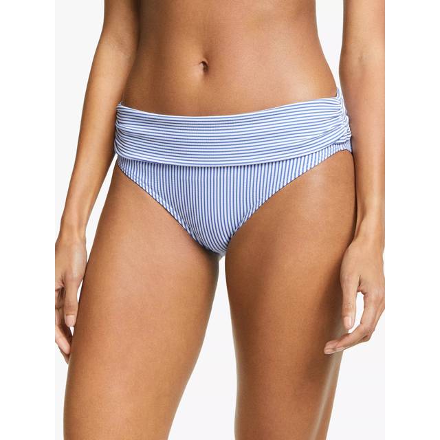 John Lewis St Tropez Fold Down Bikini Bottoms, Blue