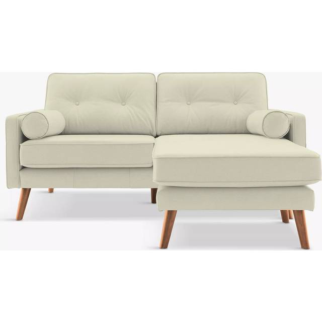 G Plan Vintage The Sixty Five RHF Medium 2 Seater Chaise End Leather Sofa