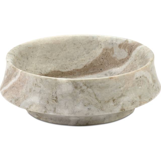 Serax - Dune by Kelly Wearstler Marble Bowl M - hellbraun/poliert/H x Ø 9,5x29cm/handgefertigt - light brown (9.5 x &#8960;29.0cm)