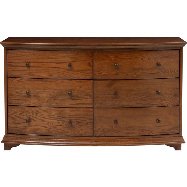 Cotswold Company Winchcombe 6 Drawer Chest, Dark Oak