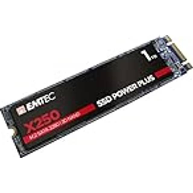 Emtec intern SSD M2 SATA x250 1 TB Power Plus 3D NAND