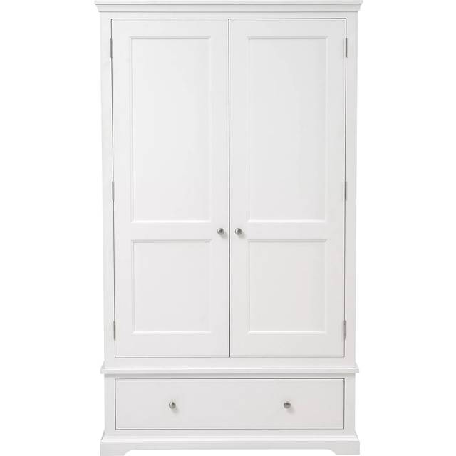 Cotswold Fairford Double Wardrobe, Soft White