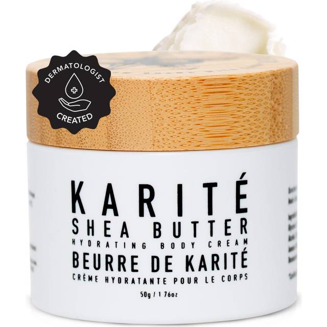 Karite Cre`me Corps Mini Shea Butter Body Cream | Hydrating Moisturizer for Dry & Sensitive Skin | Dermatologist-Formulated and Approved | Cruelty-fre