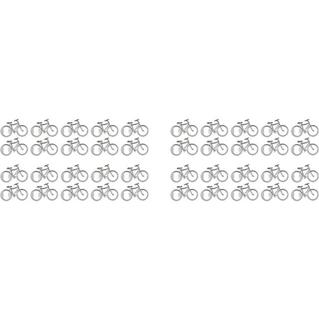 40Pcs/Lot Metal Beer Bottle Opener Cute Bike Bicycle Keychain Key Rings for Openers Gift Cycling