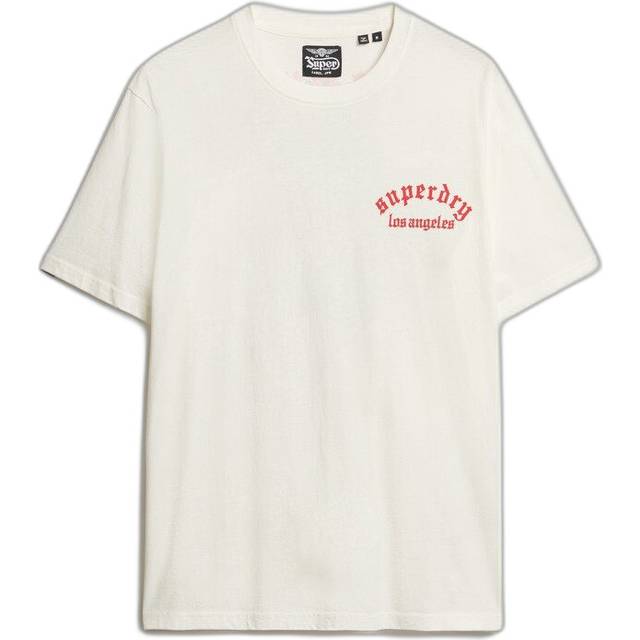 T-shirt Superdry Neo Trad Tattoo Loose - Blanc - M