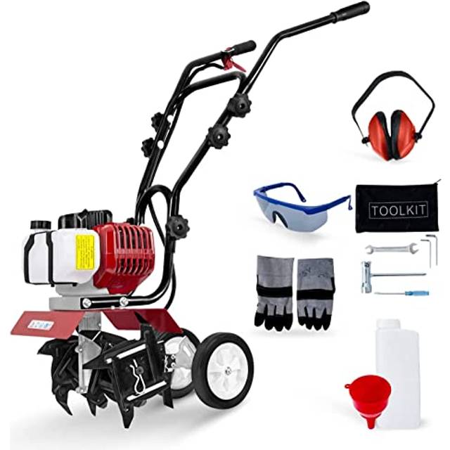 52CC Garden Petrol Tiller Engine 3HP 2 Strokes Lawn Soil Cultivator