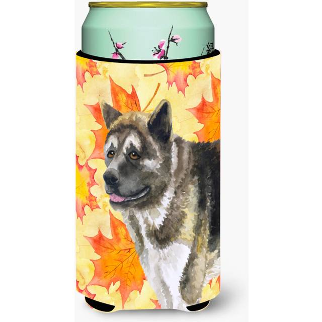 Caroline's Treasures American Akita Fall Decorative Can Hugger  Tall Boy  Multicolor