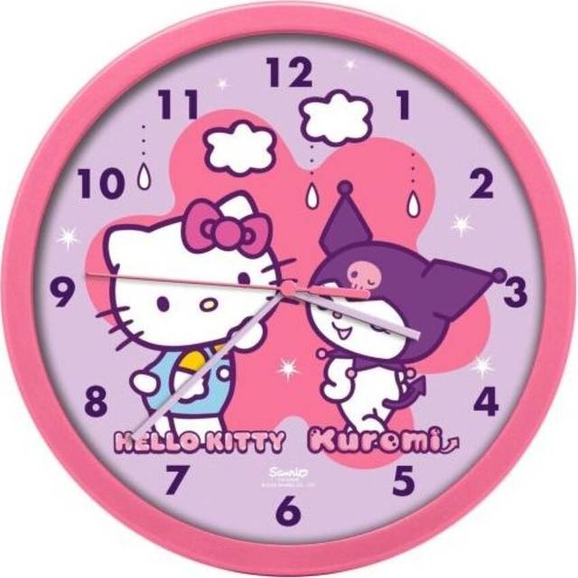 Hello Kitty väggklocka - 25 cm