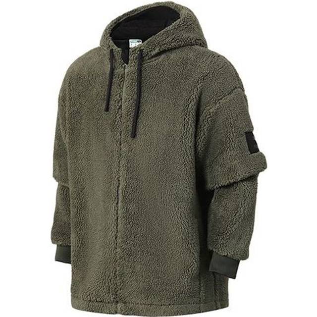 PUMA Classics Winter Sherpa Hoodie Jacket 'Olivegreen' 530271-64 - Olive Green - XS