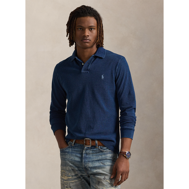 Ralph Lauren Long Sleeve Polo Indigo Blue