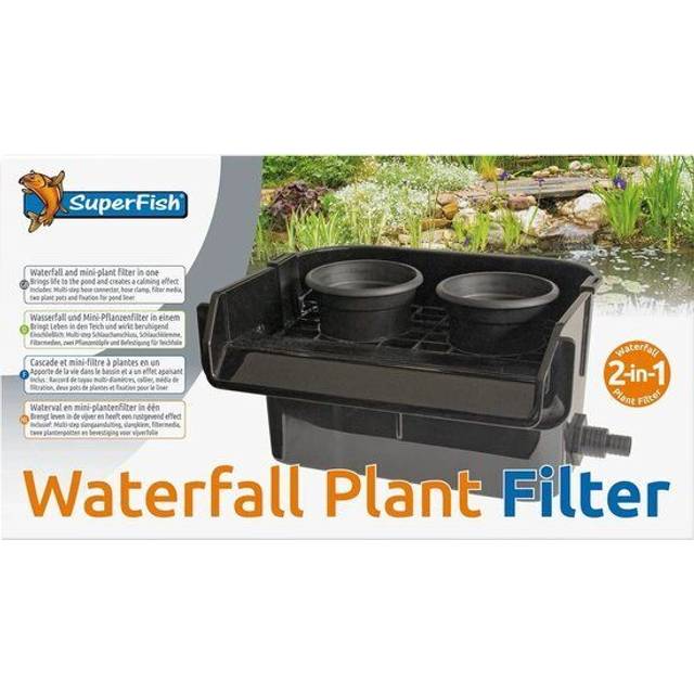 Superfish waterfall filter pond feature cascade garden koi fish water fall