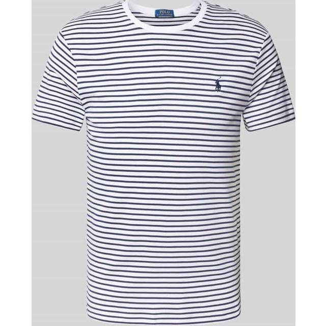Polo Ralph Lauren Cotton Custom Slim Fit Short Sleeve Stripe T-Shirt