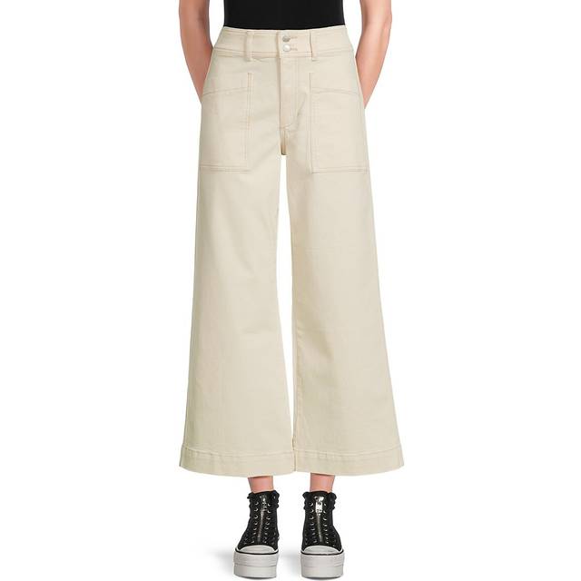 JOE’S Jeans Ecru Wide Leg Cargo Ankle Jean