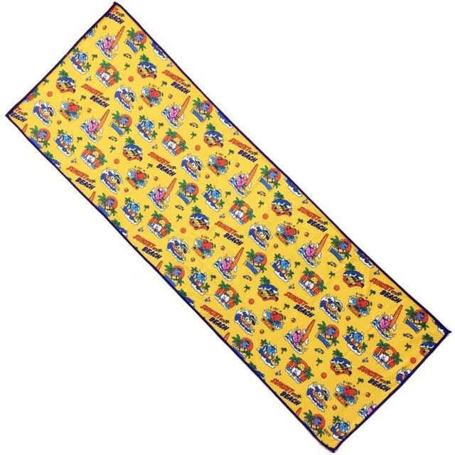 Ensky BT21 Furu Cool Towel Sunset Beach 2 300 x 900mm Made of Polyester Approx.