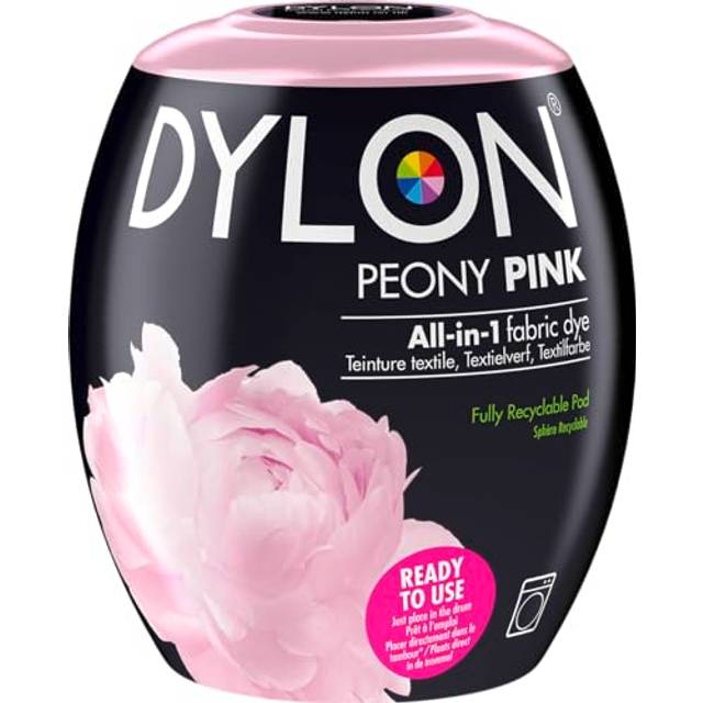 DYLON Washing Machine Fabric Dye Pod for Clothes & Soft Furnishings, 350g ? Peony Pink