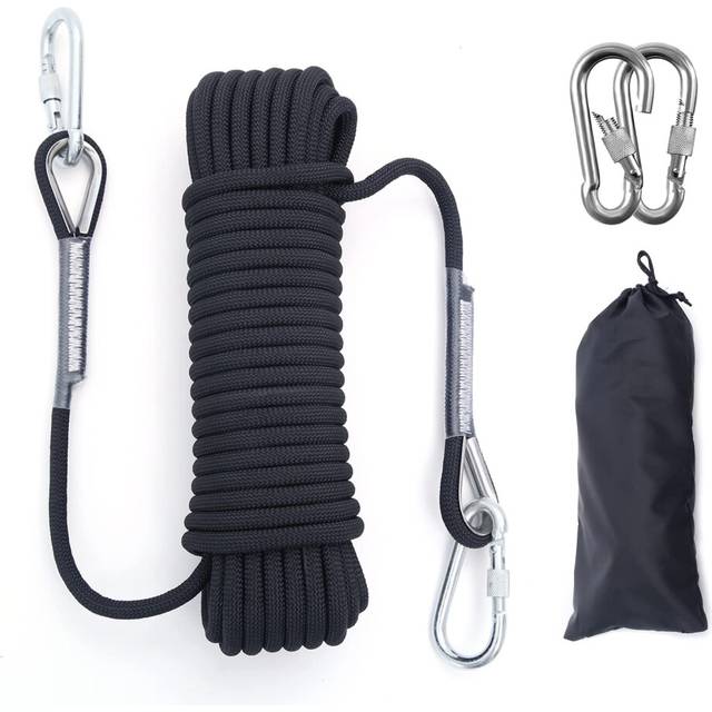 Outdoor Climbing Rope 10MM Diameter 10M(32ft) 20M(64ft) Static Rock Cl