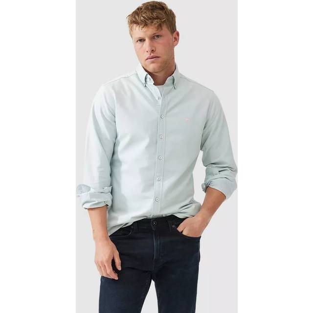 Gunn Oxford Sports Fit Shirt - SAGE - XXXL