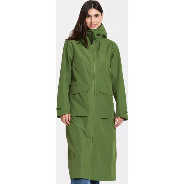 Didriksons Women's Nadja Parka Long 4 Velvet Green, 40