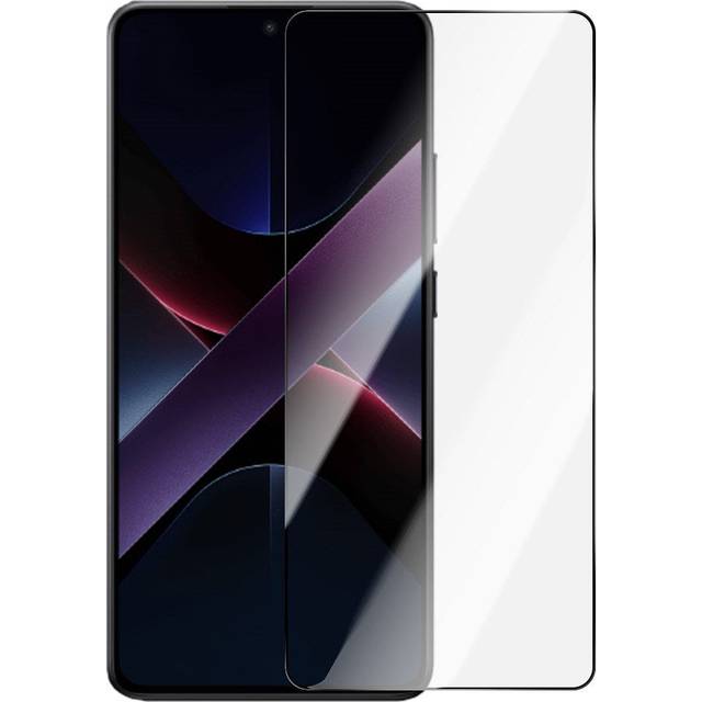 Xiaomi Poco X7 Pro Härdat Skärmskyddsglas - Genomskinlig / Svart