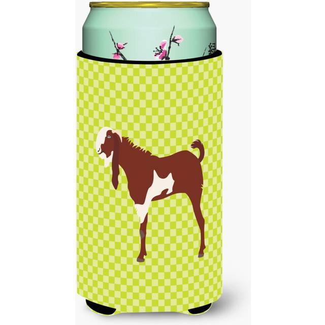 Caroline's Treasures Jamnapari Goat Green Decorative Can Hugger  Tall Boy  Multicolor