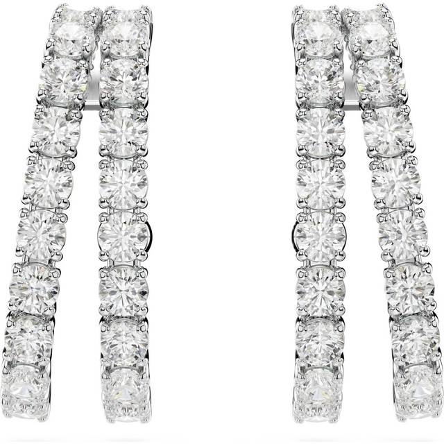 Swarovski Creolen Matrix 5705835 - weiß