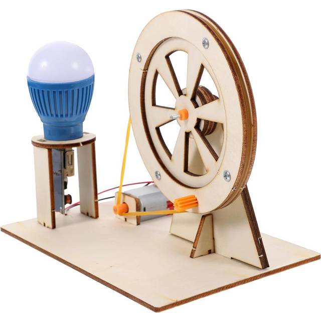 Electric Generator Wooden Education Science Kit Wooden Projects for