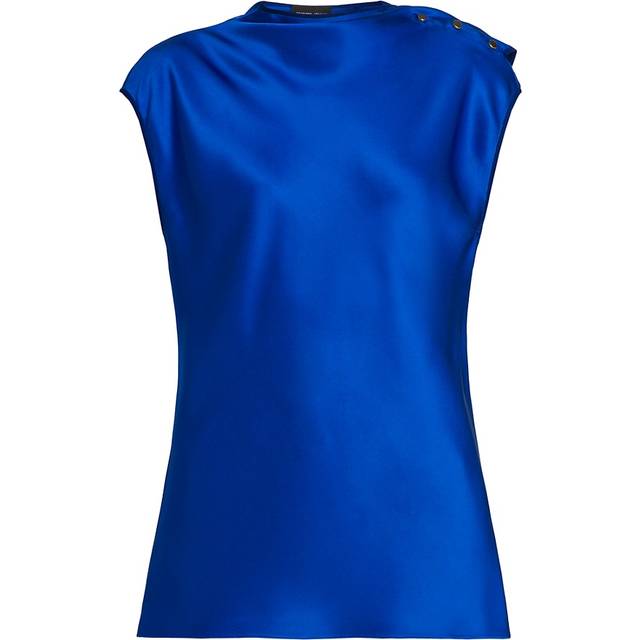 Blouse in double silk satin