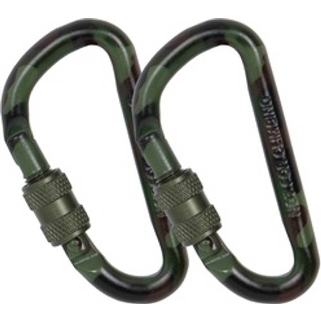 Mil-Tec aluminium Lock Carabiner 80 mm - 2 pcs.