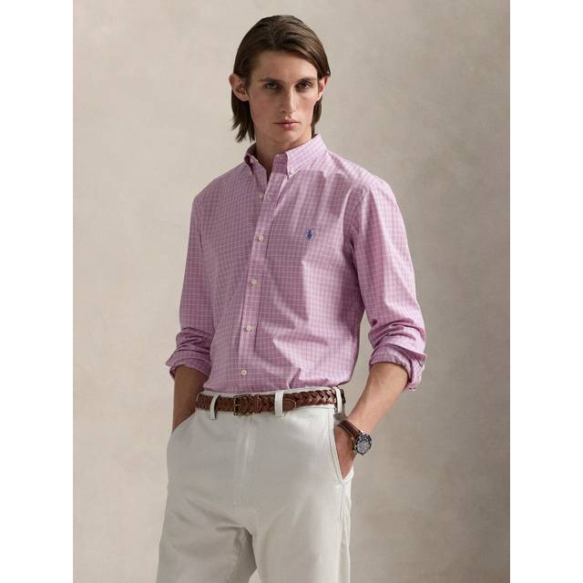 Ralph Lauren Check Long Sleeve Shirt Pink