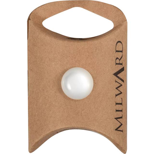 Milward Mother of Pearl Look Shank Buttons, 14mm, White, Pack of 5