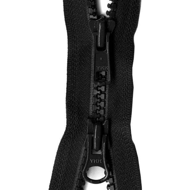 YKK Vislon 2Way Separating Zipper  26  Black