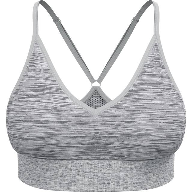 Odlo - Women's Seamless Low Padded Sport Bra - Sports bra size S, grey