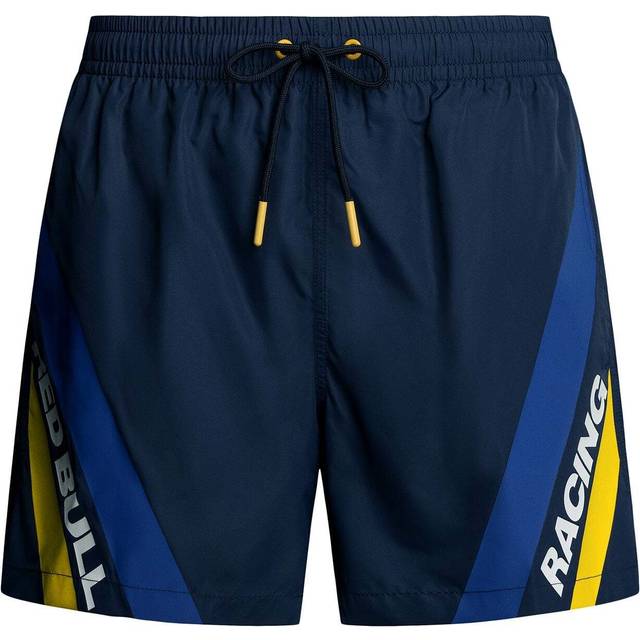 Red Bull Racing x Pepe Jeans for man. RMB10007 Lines swimming costume navy print (XL), Beachwear, Polyester