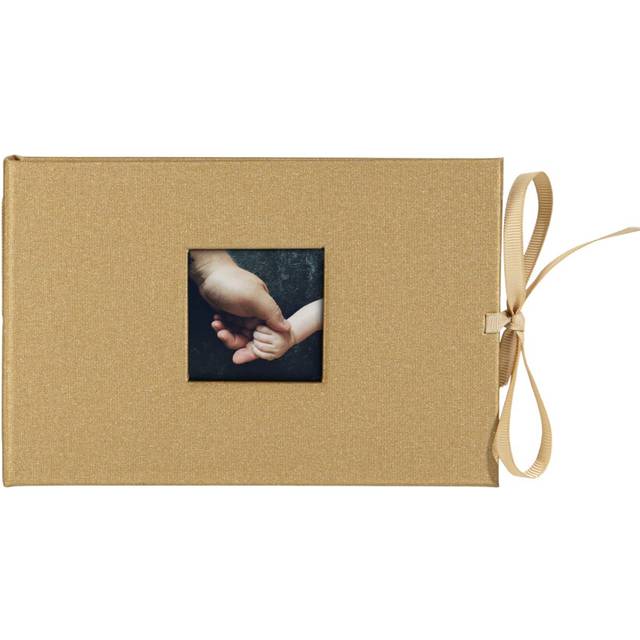 Kolo Noci Small 4x6 Photo Album  Holds 24 Photos  Ideal for Weddings and Baby Books  Gold