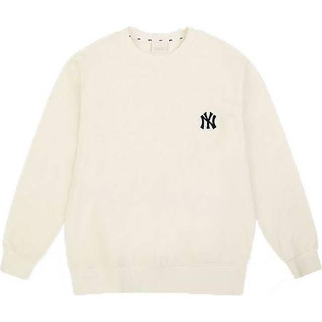 MLB Unisex NY/LA Embroidery Sweatshirt White - WHITE - XL