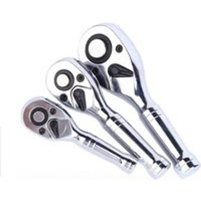 Coocheer - Pcs Mini Reversible Ratchet Wrench Set 1/4'-3/8'-1/2', 72 Teeth Ratchet Wrench, Auto Repair Tools