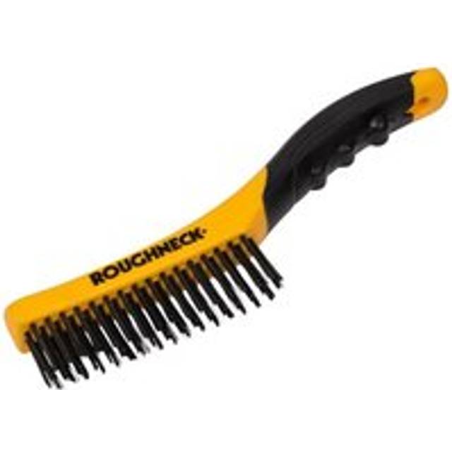 Roughneck Shoe Handle Wire Brush Soft Grip 255mm (10in)