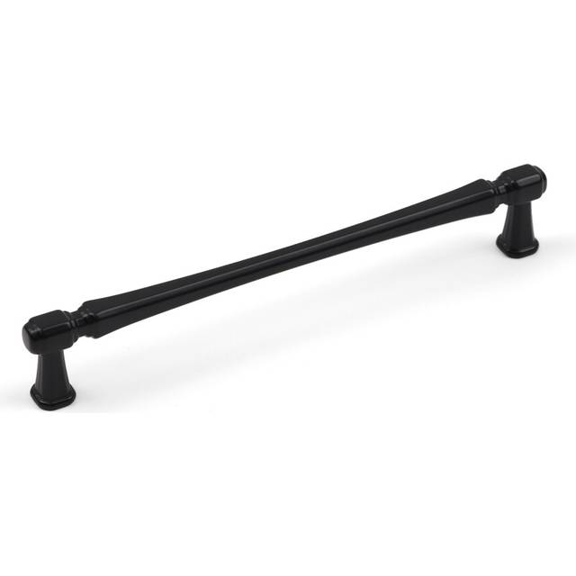 160mm Matt Black Cabinet Handle T-Bar Slim Broad Square Kitchen