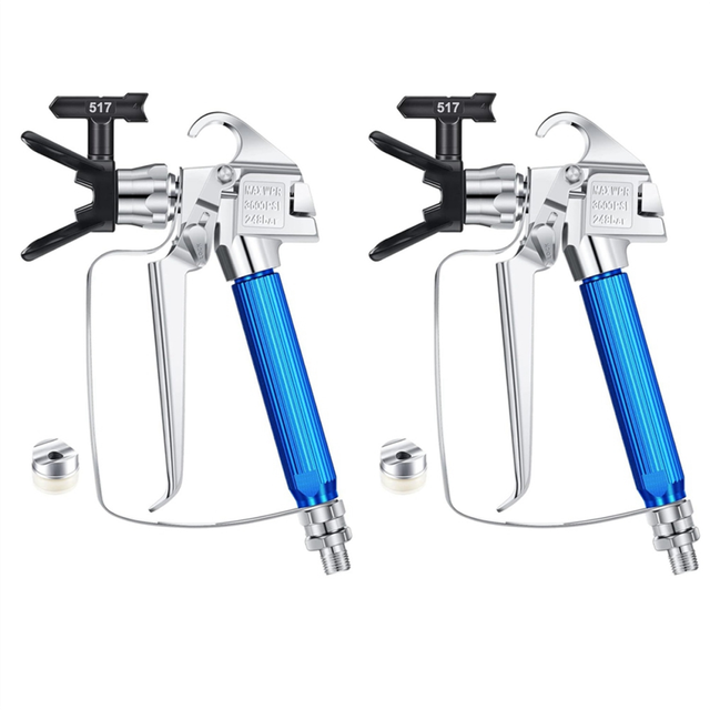 2Set Airless Paint High Pressure Sprayer with 517 Tip Swivel Joint for Pump Accessories