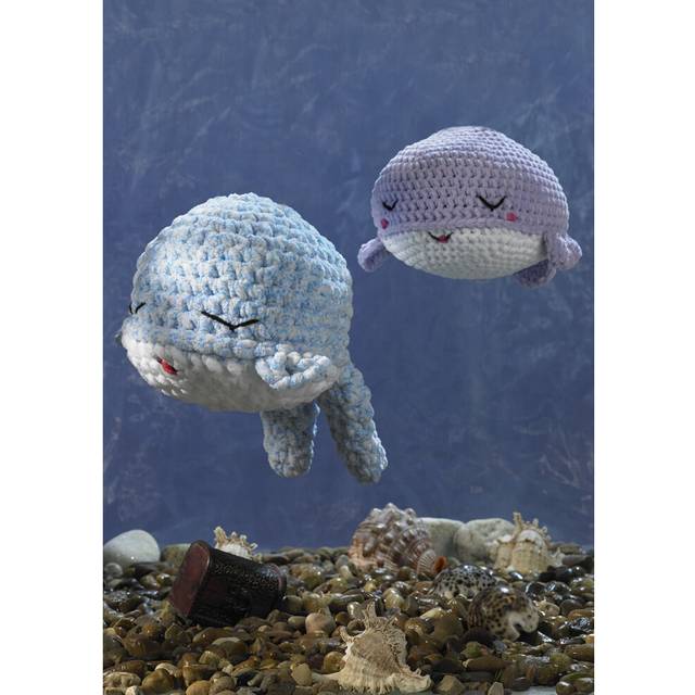 James brett flutterby crochet pattern wendi & willow whale animal toy jb939