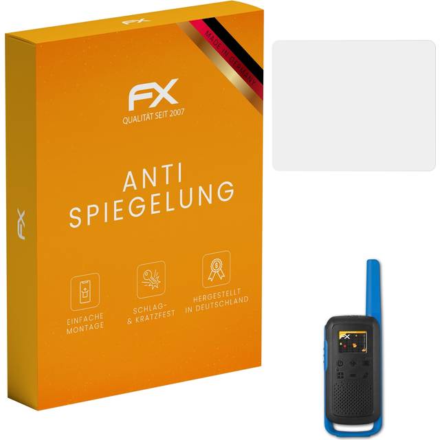 Atfolix 3x screen protection film for motorola talkabout t62 matt&shockproof