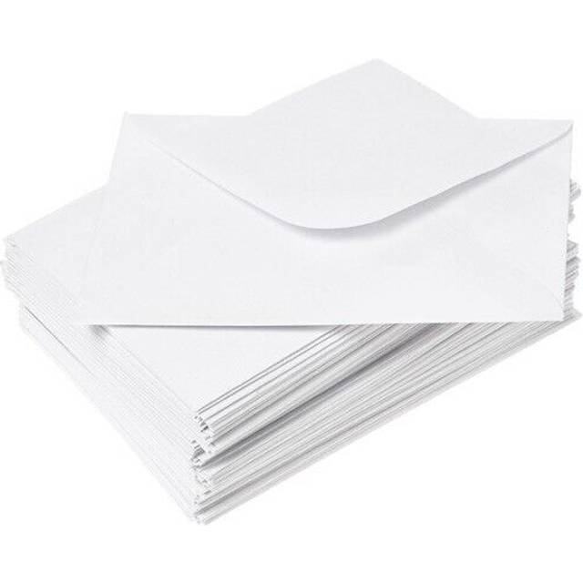 Pack of 100 x small white envelopes 11 x 7.5cm