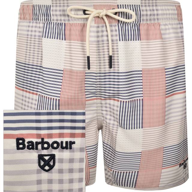 Patch Swim Shorts - Washed Stone - M