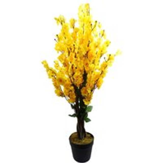 90cm Artificial Yellow Blossom Tree