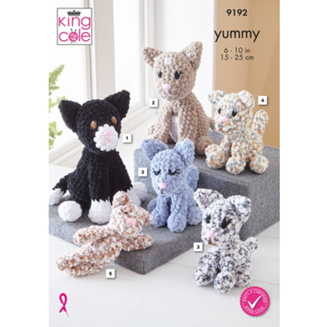 Dogs in King Cole Yummy and Dollymix DK (9191)