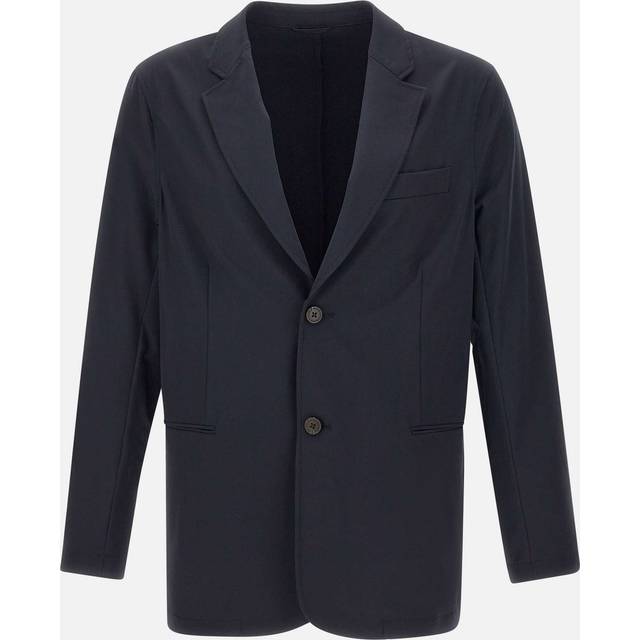 EMPORIO ARMANI BLUE SINGLE-BREASTED JACKET