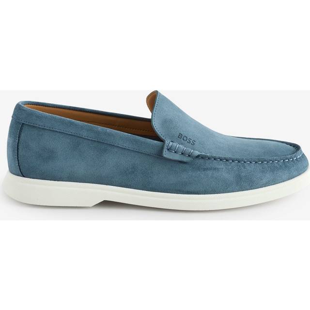 Hugo Boss Men's Sienne Loafers, Open Blue - Size: 8