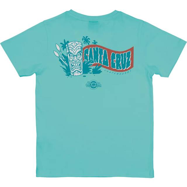 Santa Cruz Kids' Rosko Graphic Print T-Shirt, Pool Blue